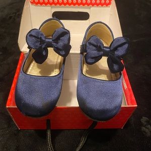 Navy blue dress shoes